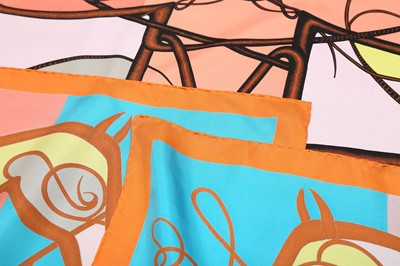 Lot 155 - Hermes 'Coup de Fouet' Silk Scarf