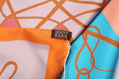 Lot 155 - Hermes 'Coup de Fouet' Silk Scarf