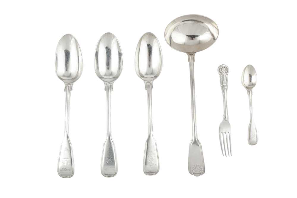 Lot 60 - A mixed group of sterling silver flatware