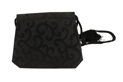Lot 485 - YSL Black Satin Handbag