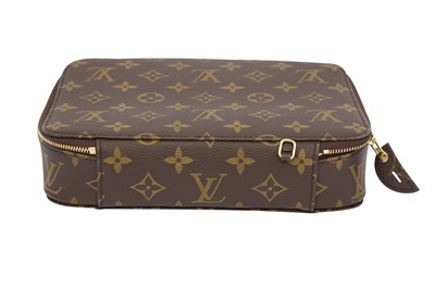 Lot - Louis Vuitton Mono Monte Carlo 22 Jewelry Case