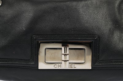 Lot 500 - Chanel Black Reissue Flap Bag