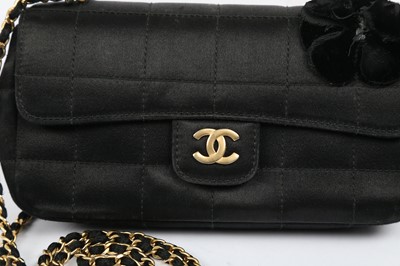 Lot 381 - Chanel Black Mini Chocolate Bar Evening Bag