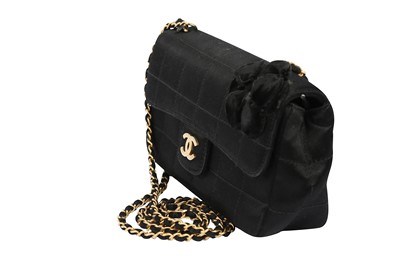 Lot 381 - Chanel Black Mini Chocolate Bar Evening Bag