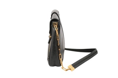 Lot 446 - Gucci Black Zip Front Shoulder Bag