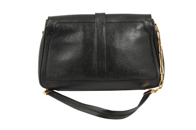 Lot 446 - Gucci Black Zip Front Shoulder Bag