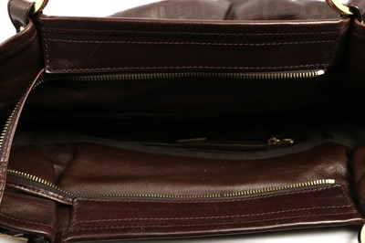 Lot 191 - Fendi Brown Zucca Embossed Chef Bag