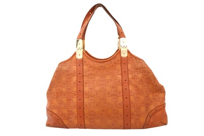 Lot 281 - Gucci Tan Horsebit Embossed Glam Shoulder Bag