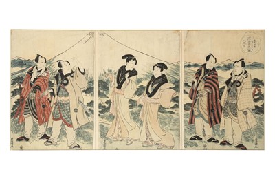 Lot 1093 - A LARGE COLLECTION OF WOODBLOCK PRINTS....
