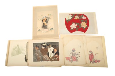 Lot 1096 - A LARGE COLLECTION OF ILLUSTRATED BOOKS AND PRINTS.