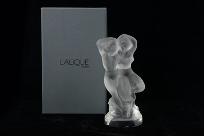 Lot 262 - A Lalique "Faune" figural group