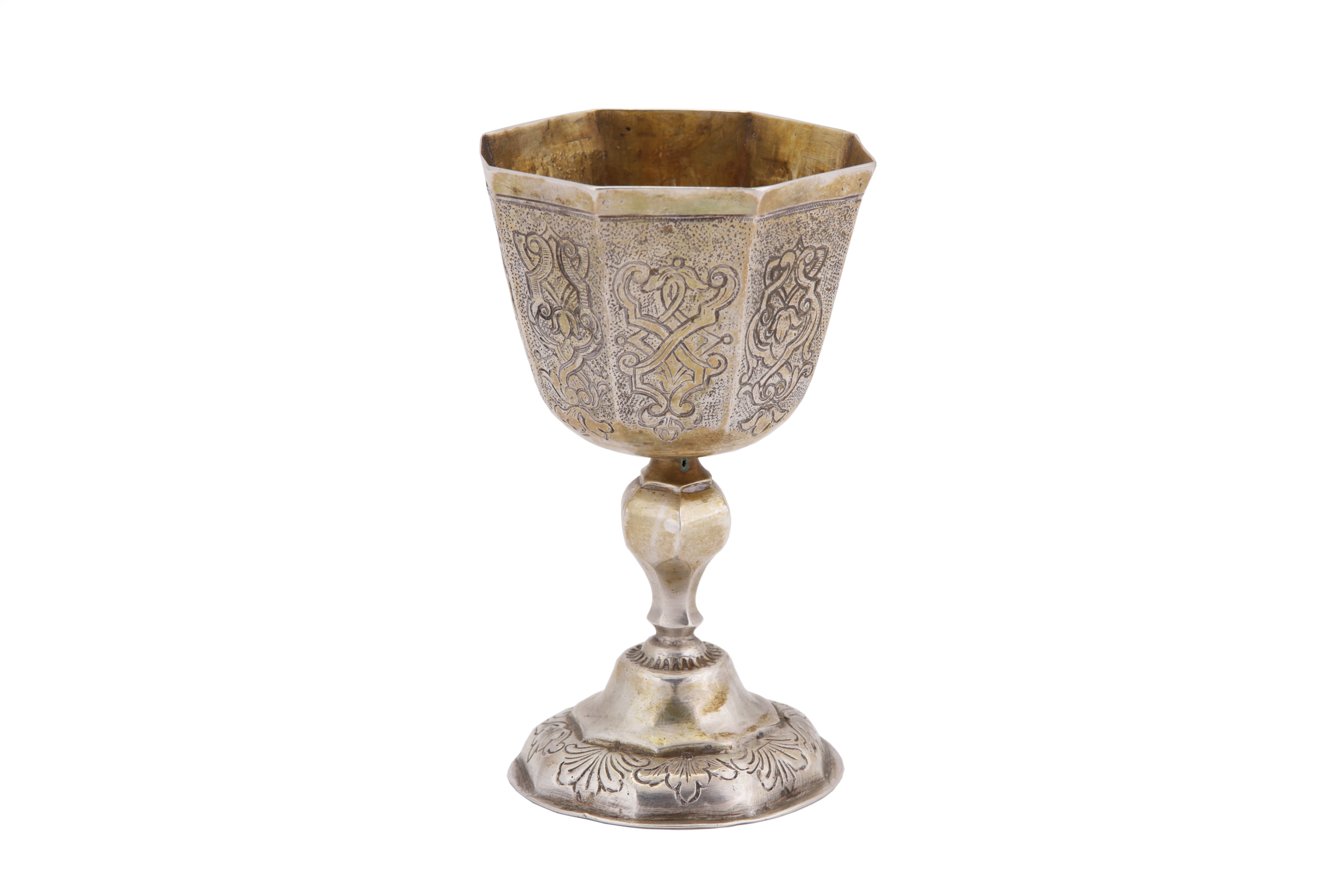 Bonhams : A German silver-gilt standing cup and cover Unknown maker's mark  of 'an orb', Augsburg circa 1615