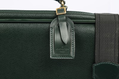 Lot 138 - Louis Vuitton Green Taiga Mitka Suitcase 53