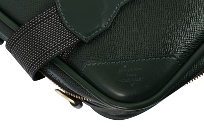Lot 138 - Louis Vuitton Green Taiga Mitka Suitcase 53
