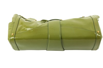 Lot 251 - Sergio Rossi Green Patent Shoulder Bag