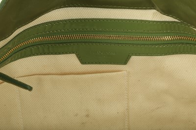 Lot 251 - Sergio Rossi Green Patent Shoulder Bag