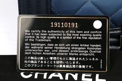 Lot 77 - Chanel Blue Ombre Medium Boy Bag