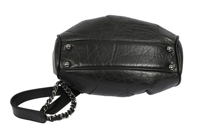 Lot 501 - Chanel Black Pleated Pouch Bag