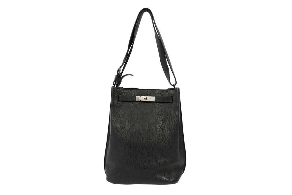 Lot 496 - Hermes Black Togo So Kelly 22