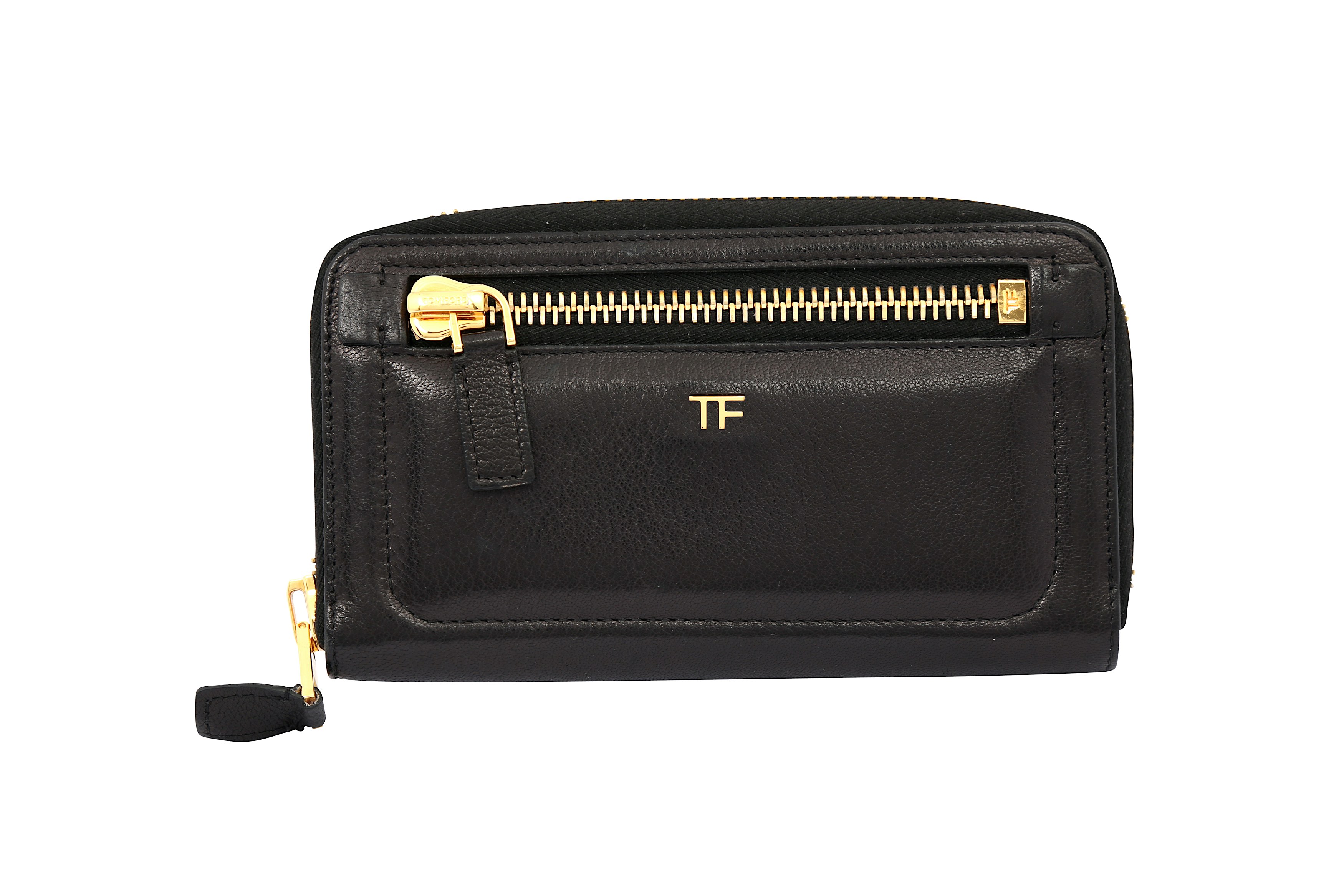 Lot 477 Tom Ford Black Zip Around Large Wallet