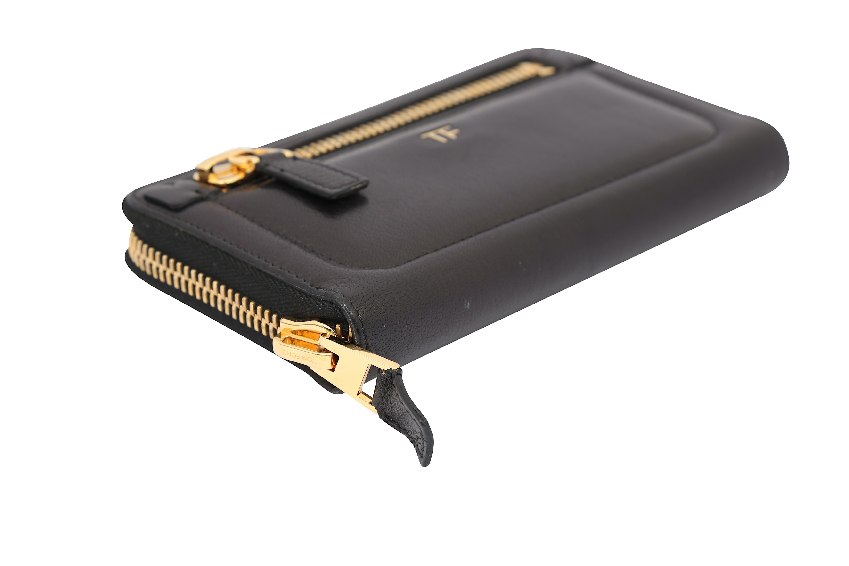 Lot 477 Tom Ford Black Zip Around Large Wallet