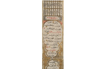 Lot 203 - A TALISMANIC SCROLL