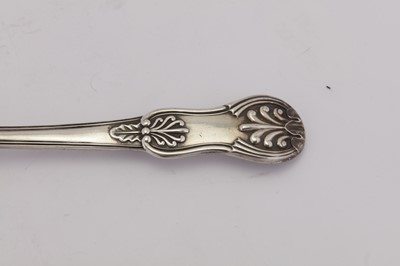 Lot 301 - A George III Scottish sterling silver soup ladle, Edinburgh 1817 by Robert Gray