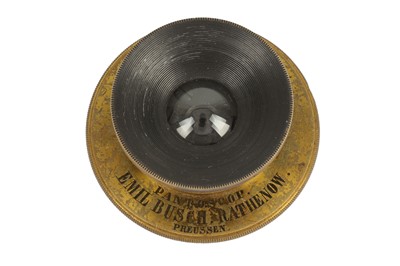 Lot 1 - An Emil Busch Pantoscop Early Wide Angle Brass Lens