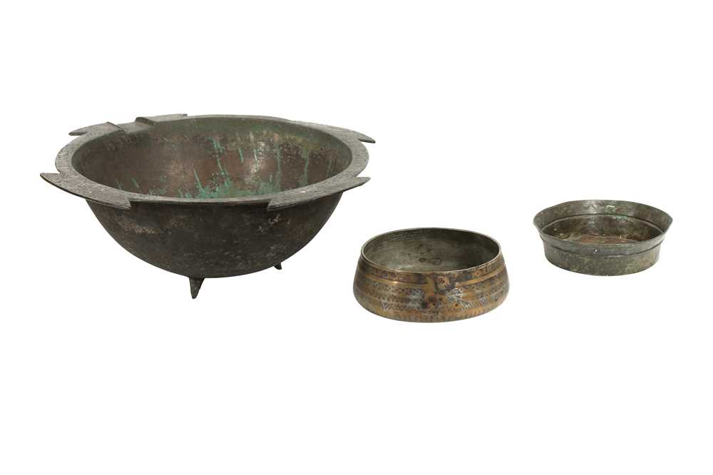 Lot 314 - A Group of Three Early Islamic Metal Vessels