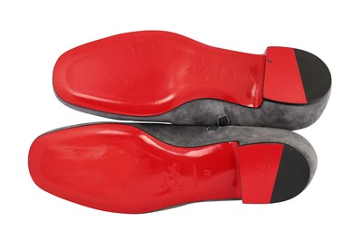 Lot 71 - Christian Louboutin Grey Flat Ankle Boot - Size 37
