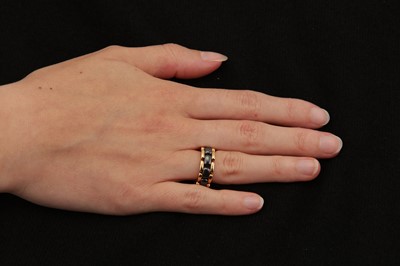 Lot 68 - A hematite 'Ultra' ring, by Chanel
