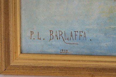 Lot 298 - P L BARLAFFA (ITALIAN LATE 19TH CENTURY)
