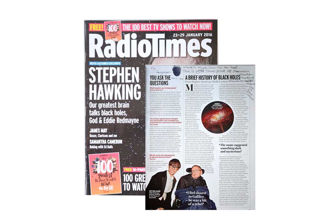 Lot 465 - Hawking (Stephen)