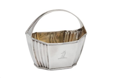 Lot 445 - A George III sterling silver sugar basket, London 1797 probably by Henry Nutting