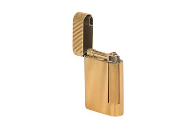 Lot 186 - A French 9ct gold lighter, circa 1970s