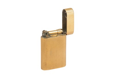 Lot 186 - A French 9ct gold lighter, circa 1970s