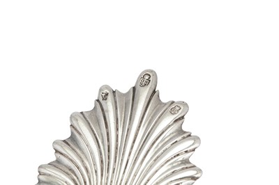Lot 126 - A Louis XV mid-18th century French provincial silver écuelle base, Dijon 1751-54 possibly by Joseph II Dargent (active 1754-1788)