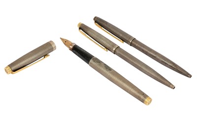 Lot 178 - A Parker 75 Cisele fountain pen and two ball point pens