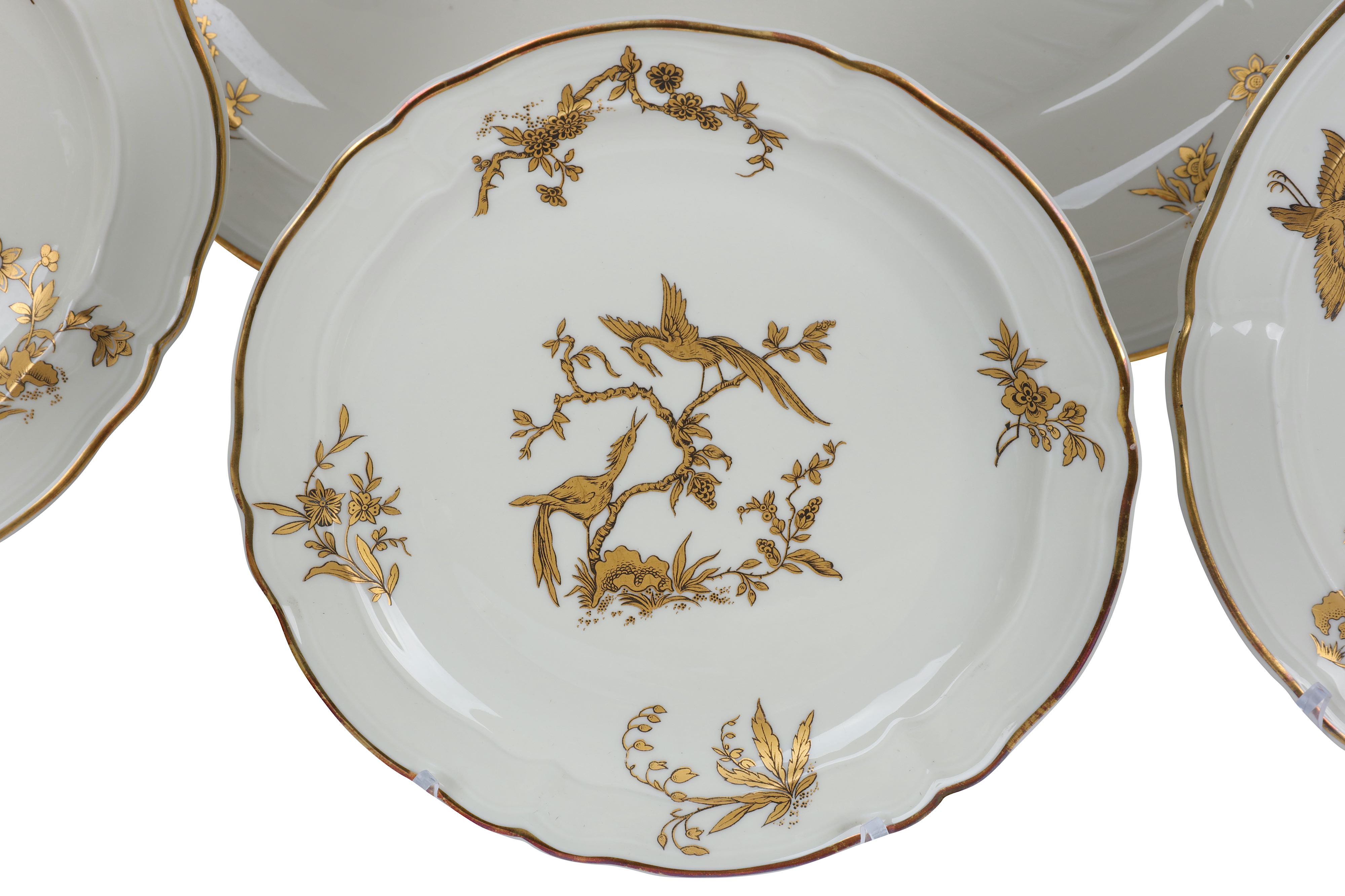 Lot 237 A Limoges Bernardaud porcelain gilt