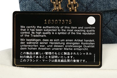 Lot 81 - Chanel Denim 226 Reissue Double Flap Bag