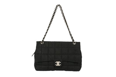 Lot 503 - Chanel Black Chocolate Bar Flap Bag
