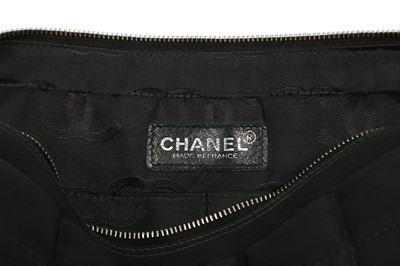 Lot 503 - Chanel Black Chocolate Bar Flap Bag