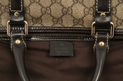 Lot 165 - Gucci Beige Monogram Joy Medium Boston Bag