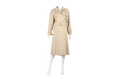 Lot 238 - Burberry Sand Trench Coat - Size 14
