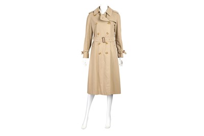 Lot 239 - Burberry Beige Trench Coat - Size 10