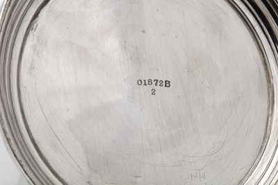 Lot 340 - A George V sterling silver hot water pot, Sheffield 1922 by Roberts & Belk