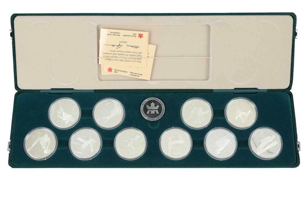 Lot 159 - Calgary Winter Olympics Silver Proof Set