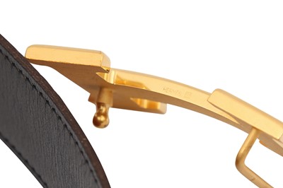 Lot 292 - Hermes Reversible Constance Belt - Size 100