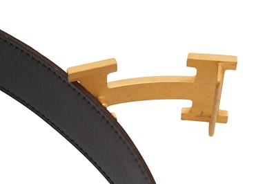 Lot 292 - Hermes Reversible Constance Belt - Size 100
