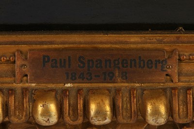 Lot 317 - PAUL SPANGENBERG (GERMAN 1843-1918)